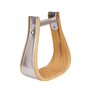Estribos de madera estilo occidental con refuerzo metálico para equitación/Estribo de madera Monel Bell 2026 - Product Image 1