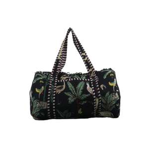 Sac de voyage vintage en coton A2ZCraftBazar avec fermeture éclair pour les voyages et l'usage quotidien - Fermeture éclair pour les achats d'automne - Product Image 1