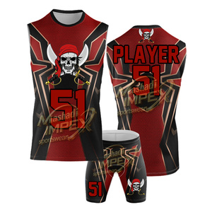 Último Diseño de Camisetas con Capucha de Compresión para Flag Football 7v7, Uniformes Personalizados para Jóvenes y Adultos - Product Image 2
