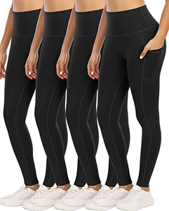 Women's <b>Thermal</b> Yoga <b>Pants</b>, High Waist Warm Fleece Lined Leggings, Winter Workout Running Tights with Pockets - Product Image 5