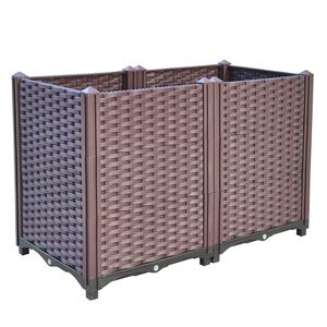 Jardineras Elevadas de Plástico, 2 Piezas, Extra Profundas, para Uso en Interiores y Exteriores, para Bonsáis - Product Image 1