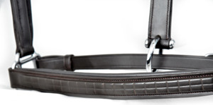 Horsekraft High Quality Patent Italian Leather Durable Horse Equipment Anatomic Design Halter Zinc Alloy <b>Hardware</b> Horse Riding - Product Image 3