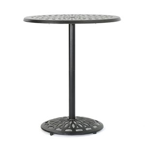 Tavolo Rotondo in Alluminio Pressofuso da 35 Pollici per Arredamento da Esterno e Patio - Product Image 2