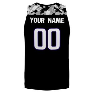 Wholesale Custom High Quality Men's Basketball uniforms Latest Embroidery Design Breathable Plus Size Youth Basketball Uniform - Product Image 3
