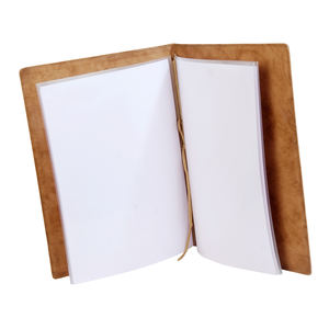 Compre una cubierta de menú de cuero genuino de mayor calidad de color marrón con múltiples fundas de plástico en el interior para guardar la tarjeta del menú - Product Image 1