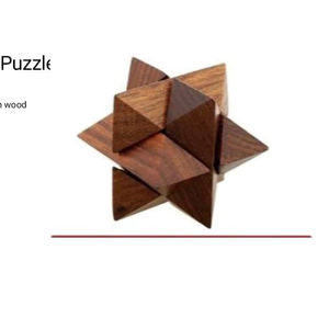 Jeu de puzzle éducatif en bois pour enfants, jeu de réflexion stimulant pour toute la famille, défi d'intelligence, jeu d'apprentissage stimulant - Product Image 1