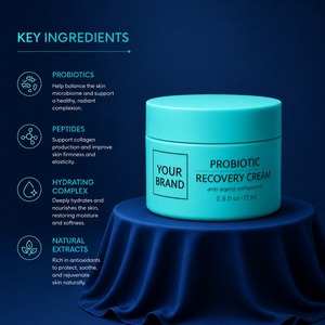 Crème Probiotique à Marque Privée OEM pour la Réparation de la Barrière Cutanée, Hydratation Profonde et Soin de la Peau Équilibrée et Saine - Product Image 3