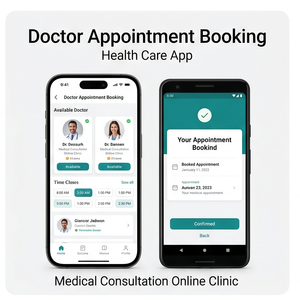Royalcraft Doctor Consultation App – Online Doctor, Video Call, Appointment Booking, Health Care - Product Image 2