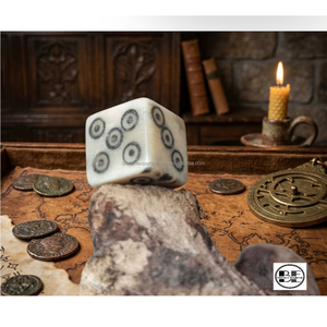 Dés de jeu cubiques en os de buffle blanc poli faits à la main, couleurs personnalisées, design personnalisable, caractéristiques écologiques par Blatant export - Product Image 5
