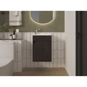Lavabo Hudson Negro para Baño, Producto de Primera Calidad para sus Muebles de Baño - Product Image 2