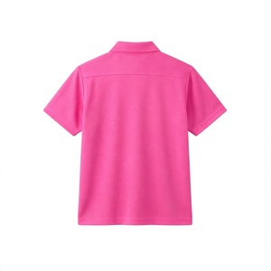 Custom Mens Short <b>Sleeve</b> Plain Pink Cotton Pique Polo Shirt Casual Business Golf Sportswear Uniform <b>Top</b> Wholesale Manufacturer - Product Image 2