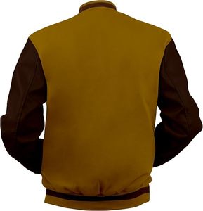 Blouson bomber classique américain pour homme, style universitaire, avec écussons personnalisés pour l'équipe et une construction de haute qualité - Product Image 4
