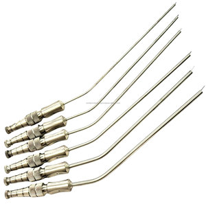 Juego de Tubos de Succión Frazier de 6 Piezas, Aspirador Quirúrgico Manual de Acero Inoxidable, Kit de Instrumentos de Cánula Reutilizable para Hospitales, Clínicas ORL - Product Image 6