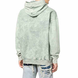 Prix Raisonnables – Sweat à Capuche Homme en Molleton 100% Coton, Lavage Acide, Écologique, Style Urbain Hiver - Product Image 2