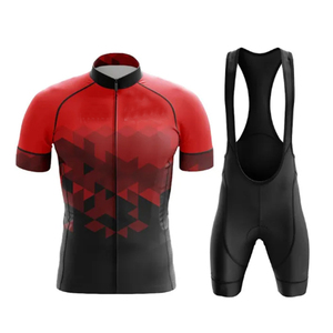 Tenues de cyclisme unisexes OEM en polyester respirant à séchage rapide pour l'extérieur, avec logo et couleurs personnalisés - Product Image 4
