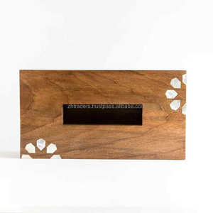 Boîte à mouchoirs de luxe faite à la main, écologique, durable, avec logo personnalisé, porte-serviettes décoratif, cadeaux arabes pour la maison et l'hôtel, couleur personnalisable - Product Image 2