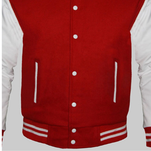 New Wholesale Zip & Button Baseball Style Customized ManWoman Winter <b>Jacket</b> - Product Image 2