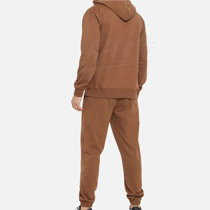 Workout Jogging Suit Custom Logo OEM Men Fitness Tracksuit Fleece Hoodie <b>Sweatpants</b> <b>Set</b> for Training Winter Wear - Product Image 5