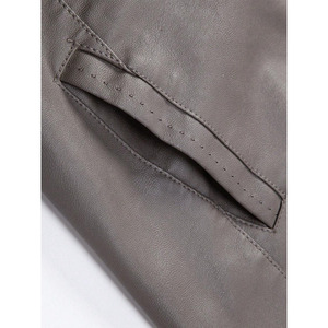 Fashionable Casual Leather <b>Jacket</b> for Men's <b>Winter</b> Wear with Good Quality Material OEM Custom Service - Product Image 3