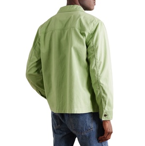 Veste de travail en denim lourd de couleur unie, nouvelle, délavée, pour l'hiver, style décontracté, pour hommes - Product Image 6