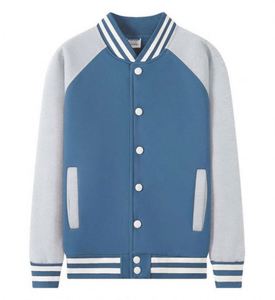 Hot Sale Stand Collar Sweatshirts for Men Fleece Varsity <b>Jackets</b> Oem Custom Embroidered Baseball <b>Jackets</b> with Logo - Product Image 4