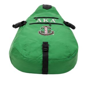 Green <b>Black</b> Crossbody Sling Bag Women Casual Shoulder Pack Lightweight Travel <b>Backpack</b> Fashion Storage Bag Embroidered Style - Product Image 4