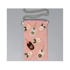 Monedero de tela étnica con bordado y cuentas, personalizado, directamente del fabricante indio - Product Image 1
