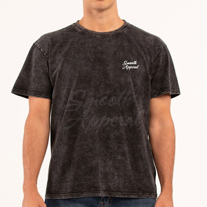 เสื้อยืดแบบ Acid Wash ผ้าฝ้าย 100% เนื้อผ้านุ่ม แห้งเร็ว น้ำหนักเบา เหมาะสำหรับสตรีทแวร์ ชุดลำลอง และแฟชั่นประจำวัน - Product Image 2