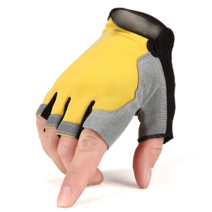 Gants de cyclisme sportifs confortables à doigts complets, forte adhérence, tissu respirant, support de paume en gel, lumineux, coupe-vent, pour longues balades - Product Image 4