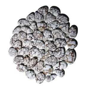 Lot de cabochons en jaspe cheval sauvage faits à la main, pierres précieuses naturelles de formes variées pour la fabrication de bijoux, en vrac, 20-45mm, 8-12g - Product Image 3