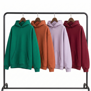 Sweat à capuche épais et oversize pour homme, style streetwear décontracté, hip-hop, universitaire, pour l'hiver, usage quotidien, extérieur, avec impression en relief - Product Image 3