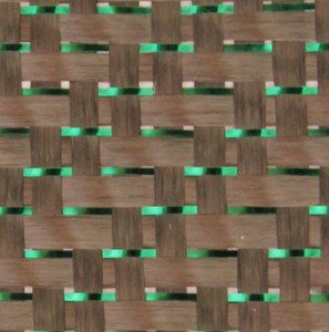 Fil de tissu en fibre de carbone vert pailleté fixe - Product Image 2
