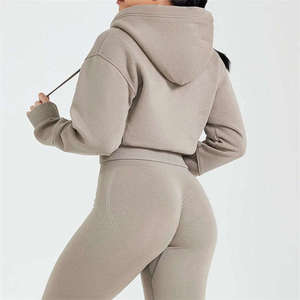 Sweat-shirt à capuche en coton personnalisé pour femmes, avec impression graphique, pour les boutiques de mode américaines, vente en gros. - Product Image 6