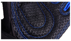 Gants de sport unisexes XXL demi-doigts légers en maille respirante antidérapants pour la musculation et l'entraînement avec poignets ajustables - Product Image 4