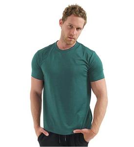 Camisetas de Lana Merino con Cuello en V, Transpirables, de Manga Corta, Casuales, de Verano, para Exteriores, Tallas Grandes, Sueltas, al por Mayor, OEM, Personalizadas - Product Image 5