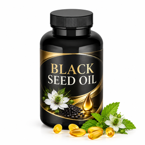 Cápsulas de Aceite de Semillas Negras, Suplemento Herbal, Marca Privada OEM ODM Personalizada - Product Image 1
