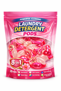 Potentes Cápsulas de Lavandería Ecológicas de Alta Concentración, Limpieza Profunda, Fragancia Duradera, 8 en 1, 20 Unidades, Suavizante, Multilimpieza - Product Image 6