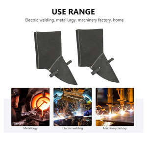 Guêtres de soudeur en cuir de vachette pleine fleur, conception personnalisée, robustes, résistantes à l'abrasion, pour la construction et la lutte contre les incendies, vente en gros - Product Image 5