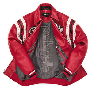 Chaqueta de Cuero Personalizada de Moda para Hombre, Diseño de Parches con Cuello Alto para Invierno, Ecológica, Impermeable, Reversible y Transpirable - Product Image 5