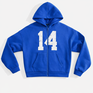 Sudadera con capucha de algodón 100% de alta calidad, con cremallera, estilo casual, con colores y diseños de logotipos personalizables, estampados y tallas a elección. - Product Image 4
