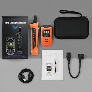 Kit Profesional para Localizar Disyuntores Eléctricos – Transmisor y Receptor, Modo Inteligente IA, Prueba de Tiempo de Disparo GFCI - Product Image 4
