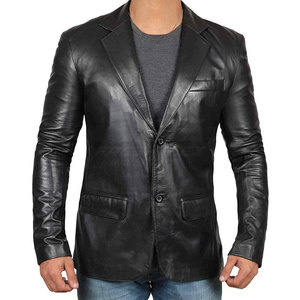 Top Selling <b>Men's</b> <b>Casual</b> Leather <b>Jacket</b> with Zipper Turn-Down Collar <b>Lightweight</b> Breathable Winter <b>Jacket</b> Durable Design - Product Image 3
