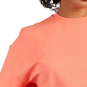 Camiseta de Algodón Extra Grande para Mujer, Calidad Premium, Logotipo Personalizado, Ropa Casual Urbana, Corte Holgado, Fabricante OEM ODM, Venta al Por Mayor - Product Image 5