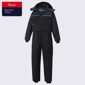 Traje de Trabajo de Invierno para Hombre, Acolchado de Algodón Grueso, Resistente al Frío, de una Pieza, con Logotipo Bordado Personalizado OEM, Precio de Fábrica China Bangladesh - Product Image 3