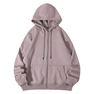 Custom Men Hoodie Cotton Polyester Zip up Hoodie Custom logo Casual Hoodies Jacket - Product Image 5