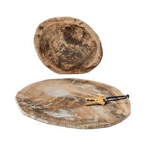 Meilleures ventes Présentoir de service alimentaire de forme personnalisée de luxe Plateau en bois utilisation Hôtel & Restaurant Table au prix de gros - Product Image 1