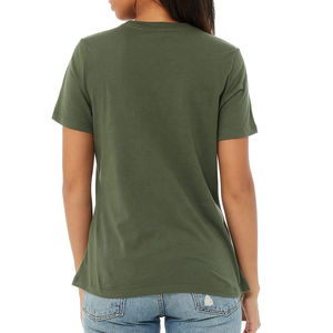 Camisetas de Verano para Mujer con Logotipo Personalizado, Secado Rápido, Algodón de Alta Calidad, Impresión Digital, Transpirables, Manga Corta - Product Image 2