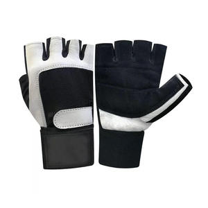 Customizable Lightweight Breathable Non-<b>Slip</b> <b>Half</b> Finger Weightlifting Gloves High Quality Leather Fitness Size Logo Outdoor - Product Image 1