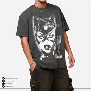 เสื้อยืดแขนสั้นผู้ชายทรงโอเวอร์ไซส์ ผ้าคอตตอนพรีเมียม 100% เนื้อหนา สไตล์สตรีทแวร์ ทรงบ็อกซี่ รับสกรีนโลโก้ สีสันตามสั่ง Mawra รุ่นใหม่ - Product Image 5