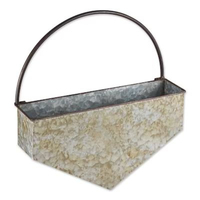 Macetas Modernas Redondas de Metal Galvanizado Ecológicas para Pared, Decoración Interior y Exterior, Maceta Colgante de Hierro para Suculentas y Hierbas, Decoración para Hogar y Jardín